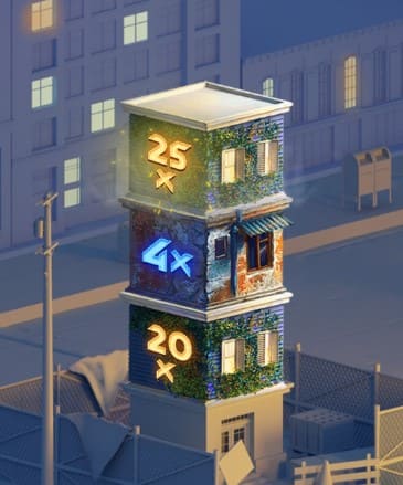 Tower X symbols.